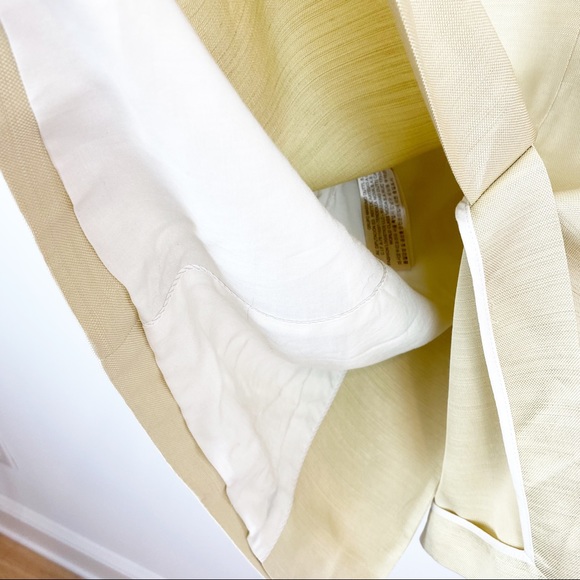 Massimo Dutti | Structured Cream Double Breasted Blazer Jacket - Picture 10 of 14